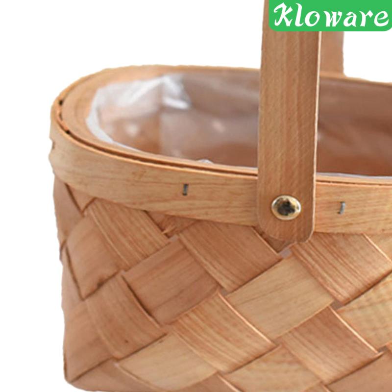 Giỏ Mây Đựng Kẹo / Trứng Thiết Kế Độc Đáo Trang Trí Sân Vườn / Tiệc Tùng