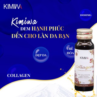 Nước uống collagen trắng da hỗ trợ làm đẹp da Kimiwa Collagen Nhật Bản