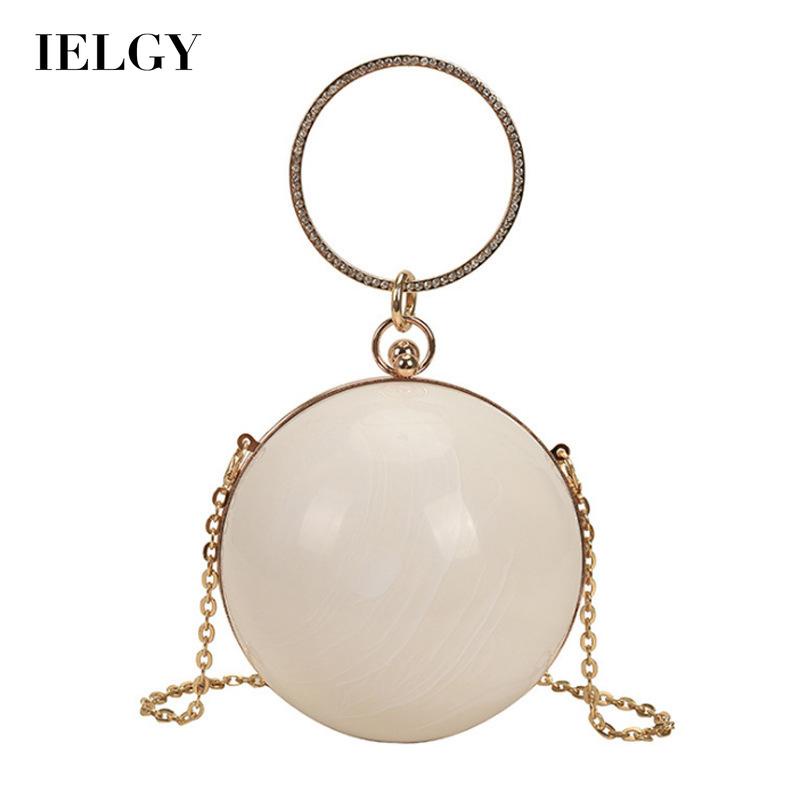 Túi xách đeo vai IELGY dạng tròn độc đáo thời trang cá tính dành cho nữ