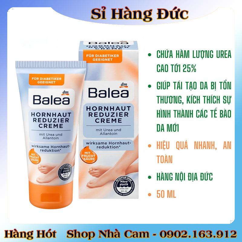 Combo/ bộ Kem dưỡng nứt gót chân, chà gót chân Balea Đức -Nội địa Đức Đủ Bill