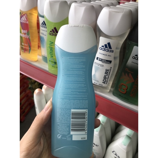Sữa tắm nữ Adidas cấp ẩm dưỡng da lưu hương thơm lâu nội địa Châu âu