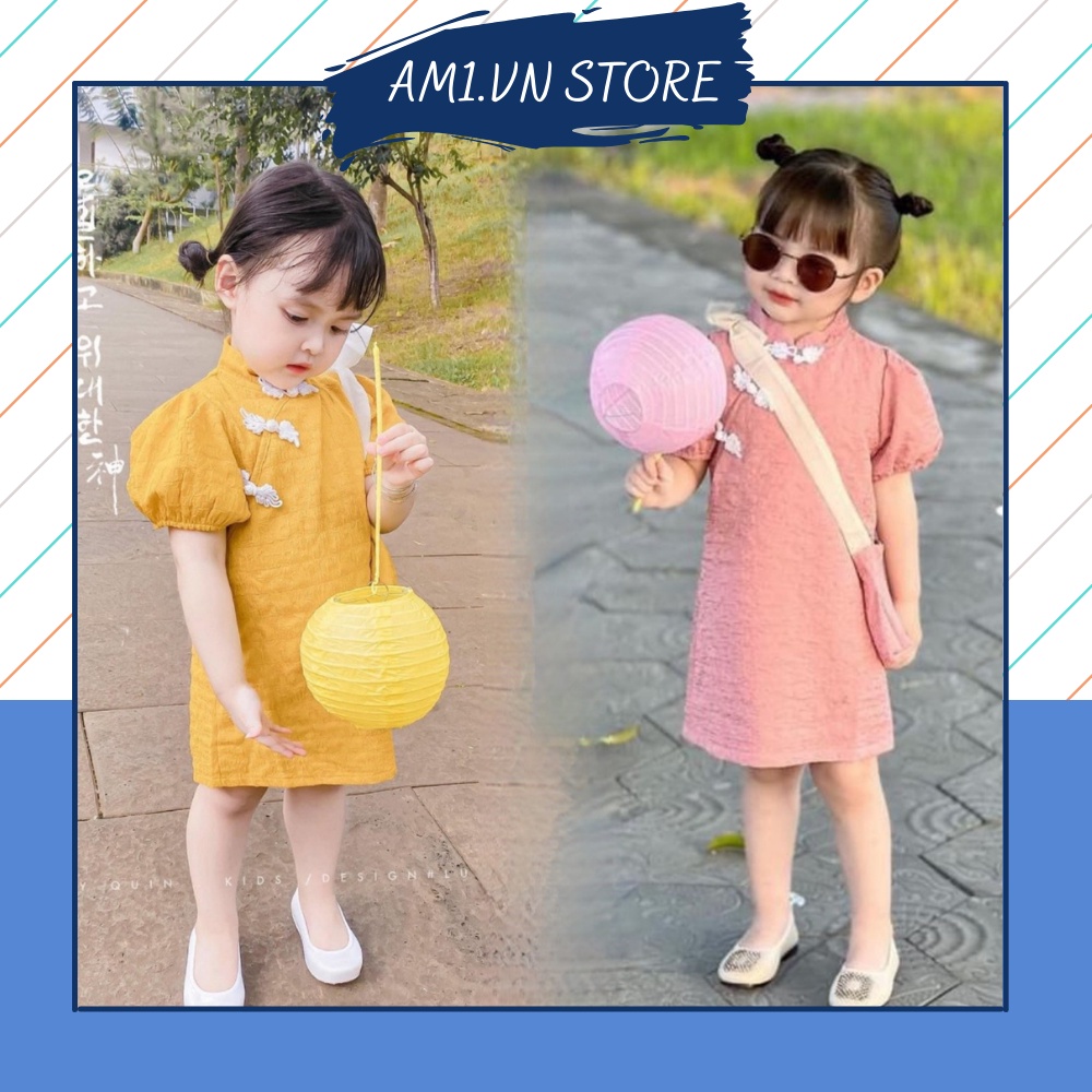 (8-30kg) Set sườn xám xinh cho bé diện đi chơi TTR108 TTN109