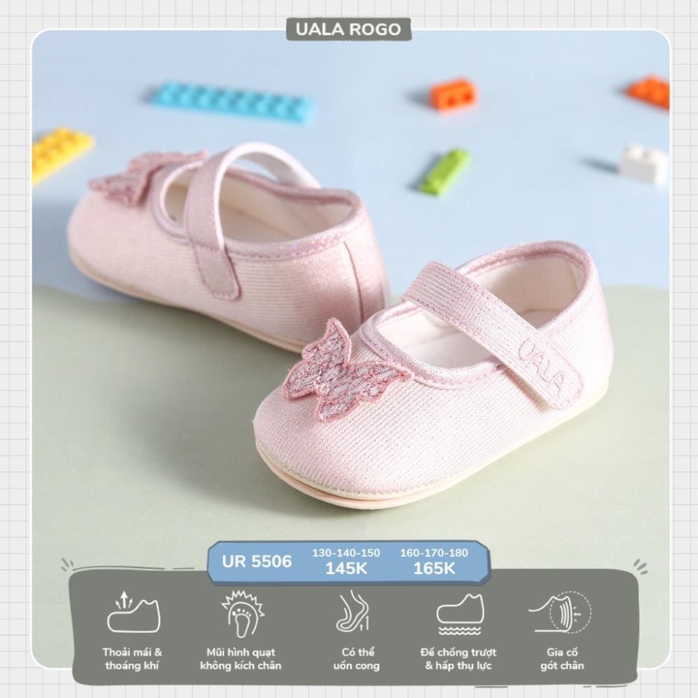 Giày tập đi UALA &amp; ROGO hình bé gái ( 5506 )