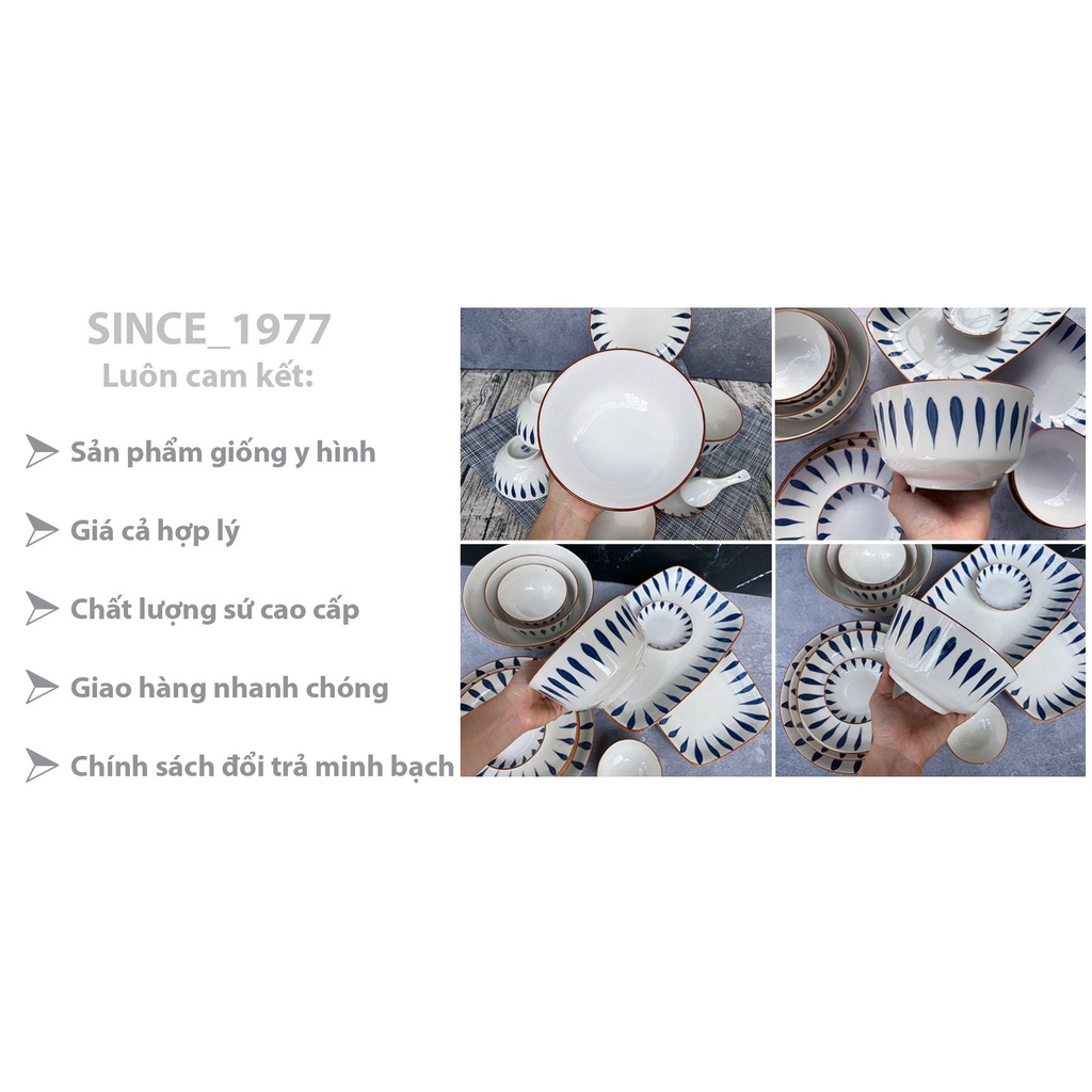 Tô sứ Bát Bảo SY116, đk 6", Bền Đẹp Rẻ, Since_1977