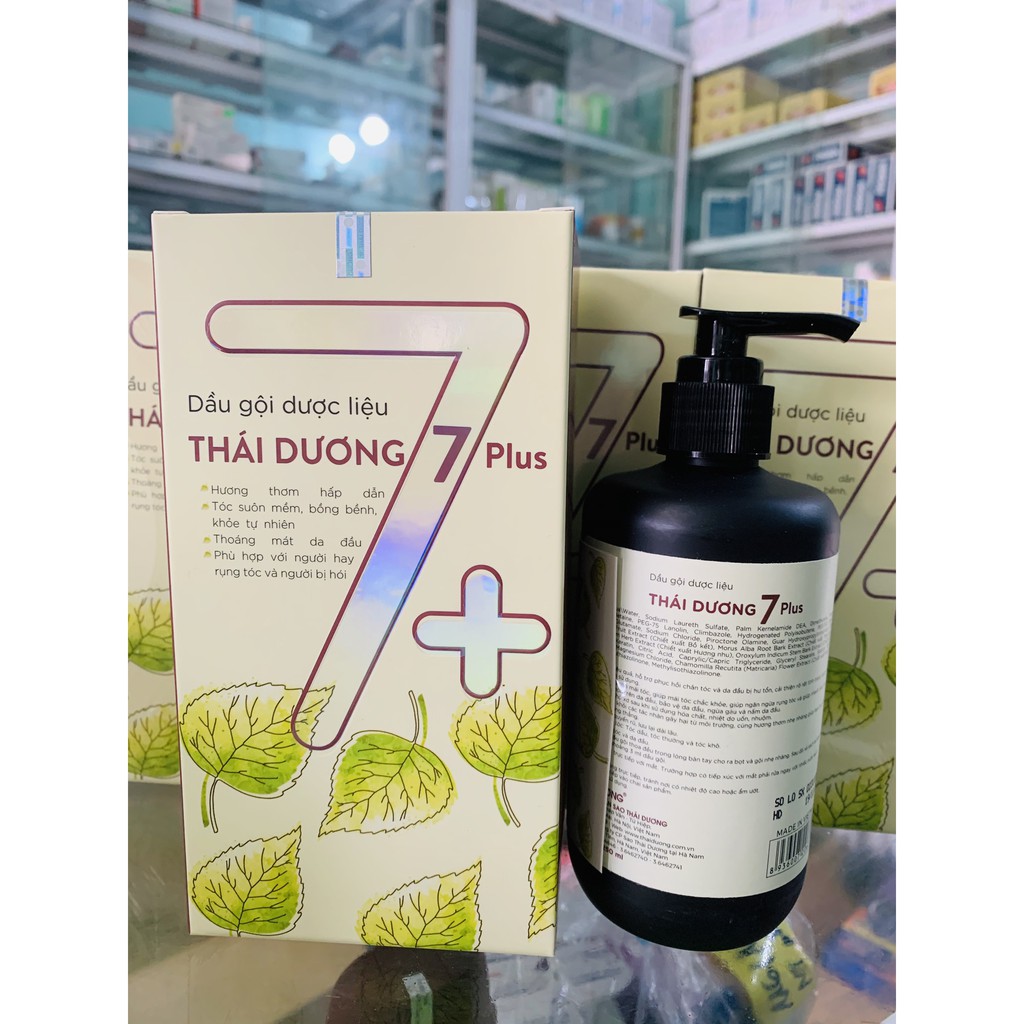 Dầu gội dược liệu Thái Dương 7plus chai to 250ml | BigBuy360 - bigbuy360.vn