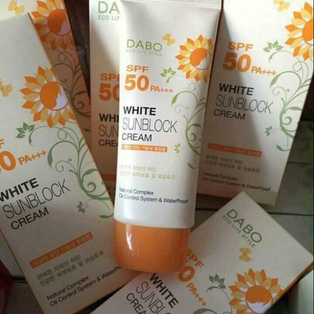 Kem chống nắng dabo white sunblock