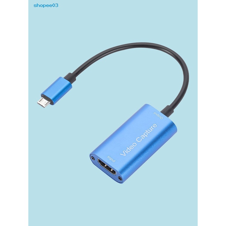 Bộ Chuyển Đổi Thẻ Video Hdmi-Compatible Sang Micro Usb 4k Bằng Thép Không Gỉ Ổn Định | BigBuy360 - bigbuy360.vn