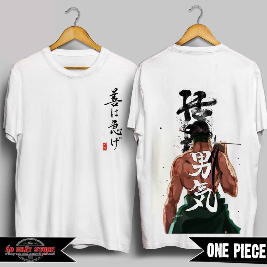 Áo Thun Roronoa Zoro One Piece Cực Chất | Áo One Piece Zoro Đảo Hải Tặc Siêu Đẹp OP8 cực chất