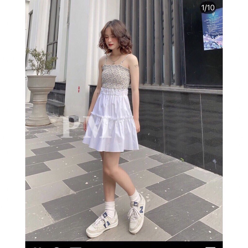 CHÂN VÁY NGẮN HAI TẦNG KÈM QUẦN ĐÙI | BigBuy360 - bigbuy360.vn