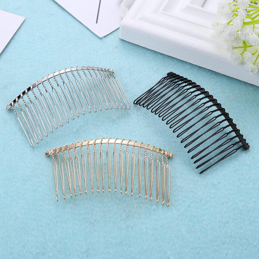 5pcs Fork Comb Fine Tooth Wedding Decoration Bride Hair Jewelry Accessory