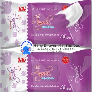 Khăn giấy Ướt cồn diệt khuẩn Baby bịch 40 tờ