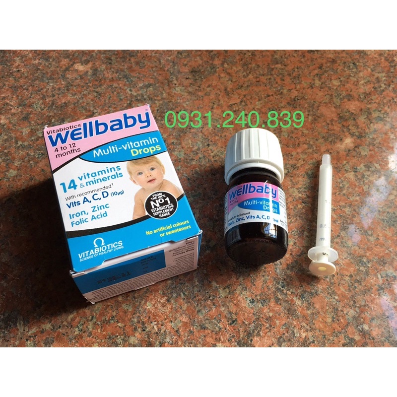Vitamin tổng hợp Wellbaby Drop