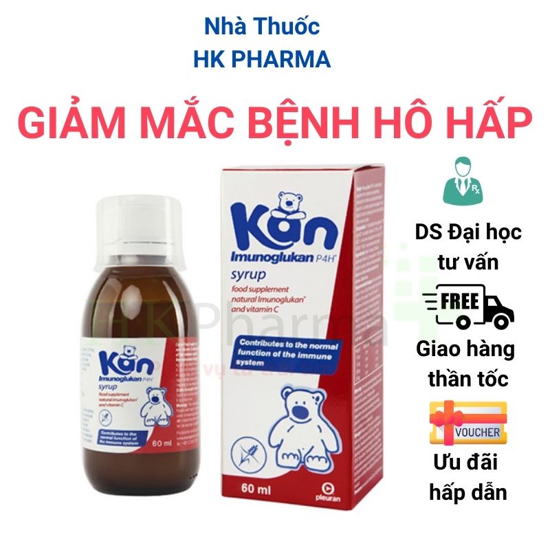 [Chính Hãng] Imunoglukan P4H - Tăng sức đề kháng cho trẻ nhỏ