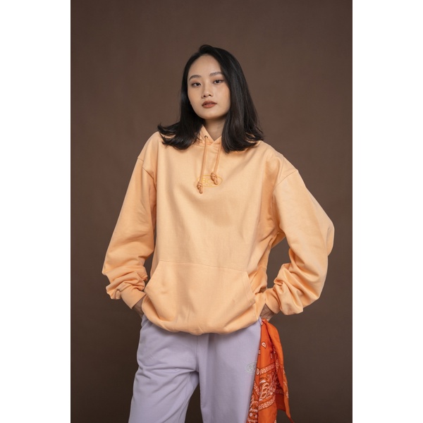 Áo Hoodie Nỉ Mũ Unisex BOO Dáng Oversize Đính Patch Màu Sắc Trendy Phong Cách Gen Z Nổi Bật