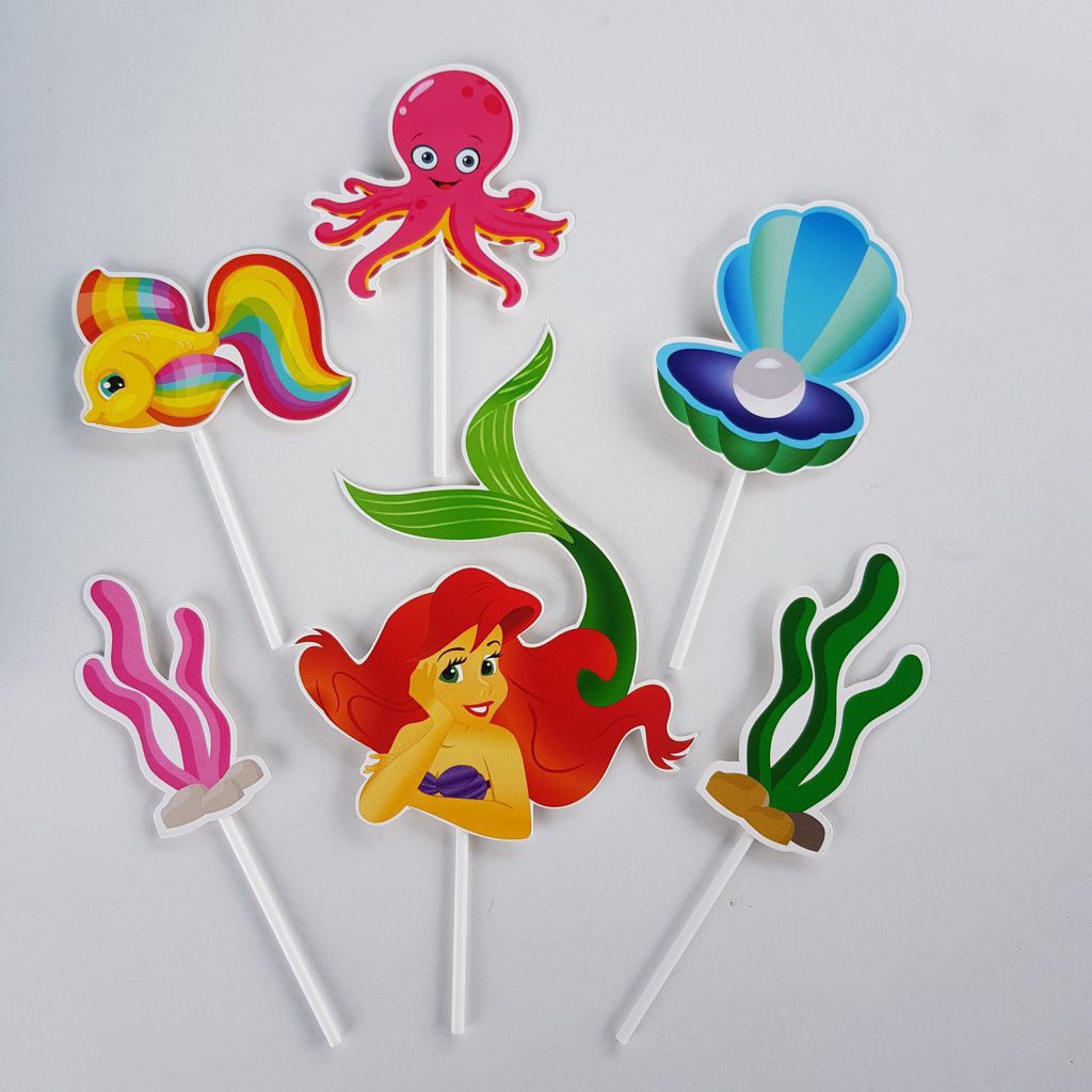 [SIÊU RẺ❤️] – SCG  Em bé váy đỏ - Trang trí bánh sinh nhật bánh kem