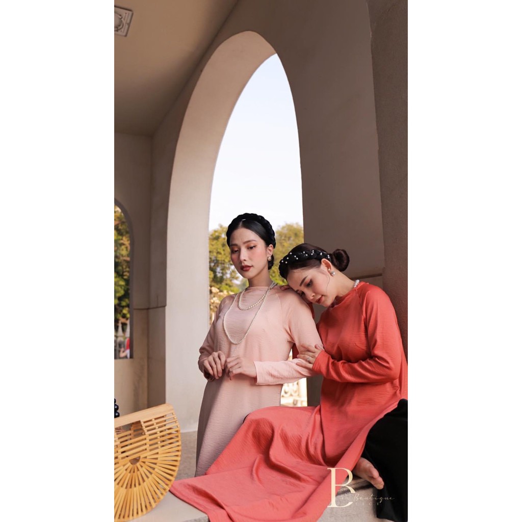 ÁO DÀI TRƠN  HOT HIT (TẶNG KÈM VÒNG NGỌC TRAI SỐ LƯỢNG CÓ HẠN)
