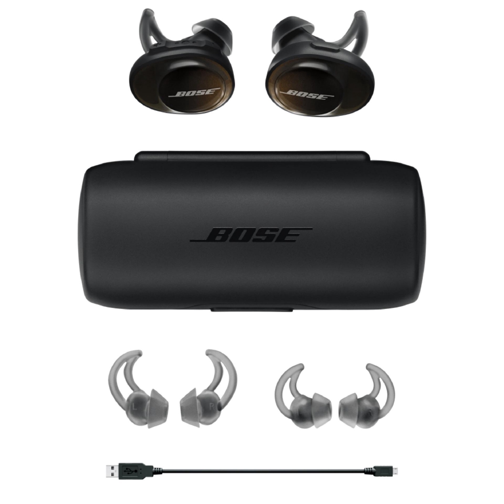 Tai nghe thể thao Bose SoundSport miễn phí TWS Tai nghe thể thao chống mồ hôi Tai nghe Bluetooth thực sự với Hộp sạc