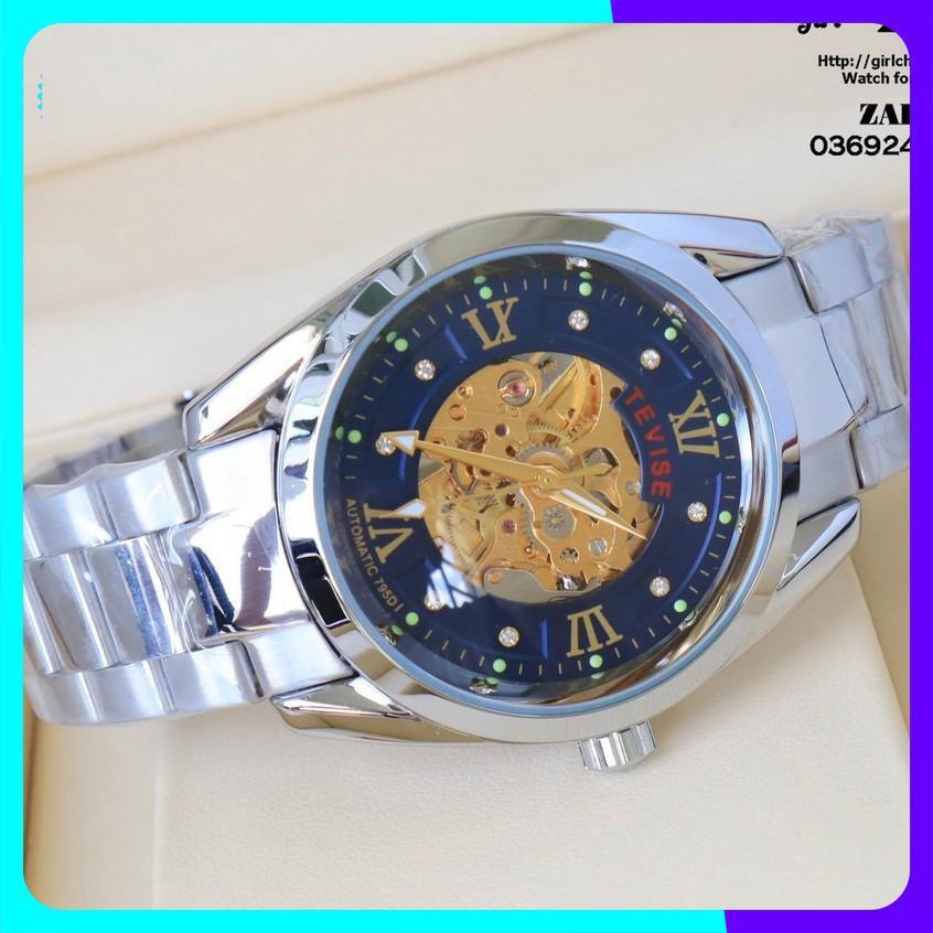 Đồng hồ cơ nam Tevise máy cơ lộ máy giá sinh viên với các chi tiết cực đẹp mắt [ Đồng Hồ Cơ ] | BigBuy360 - bigbuy360.vn