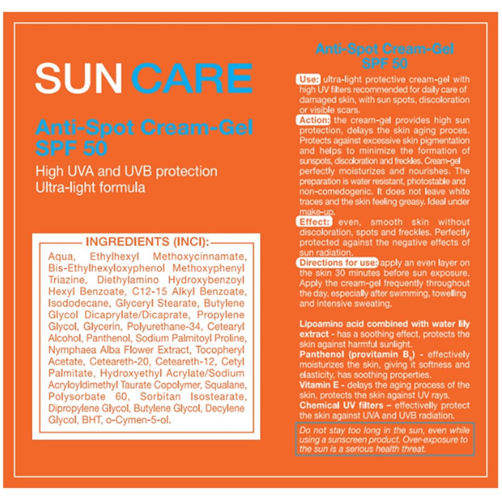 Kem chống nắng bảo vệ da, ngừa mụn Floslek Anti-Spot Cream-Gel SPF 50