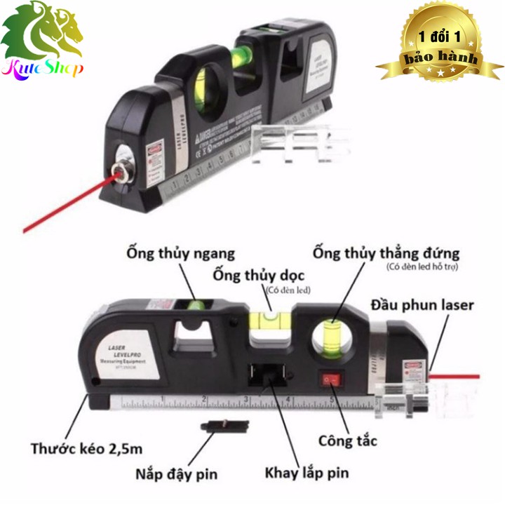 thước đo đa năng laser Cân bằng thủy lực