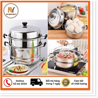 Nồi hấp đa năng tiện ích 2 tầng va 3 tầng size 28cm