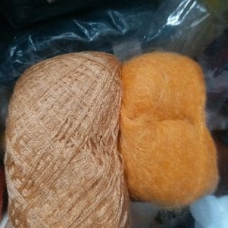 Combo sợi thô, mắt thú, hạt gỗ