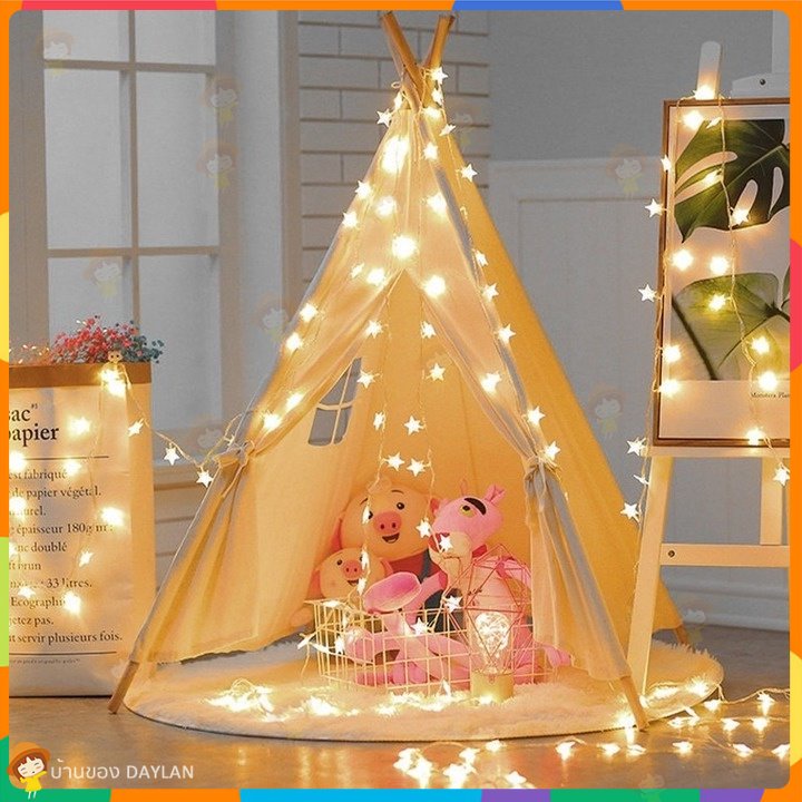 Dây Đèn LED Hình Ngôi Sao Trang Trí Tiệc