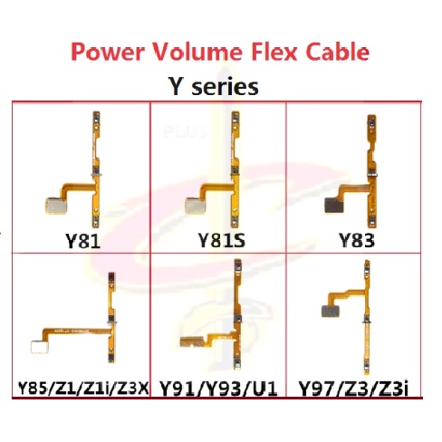Mạch Nút Nguồn Cho Điện Thoại Vivo Y53 Y55 Y66 Y67 Y69 Y71 Y73 Y75 Y79 Y81 Y81s Y83 Y85 Y91 Y91C Y93 Y95 Y97