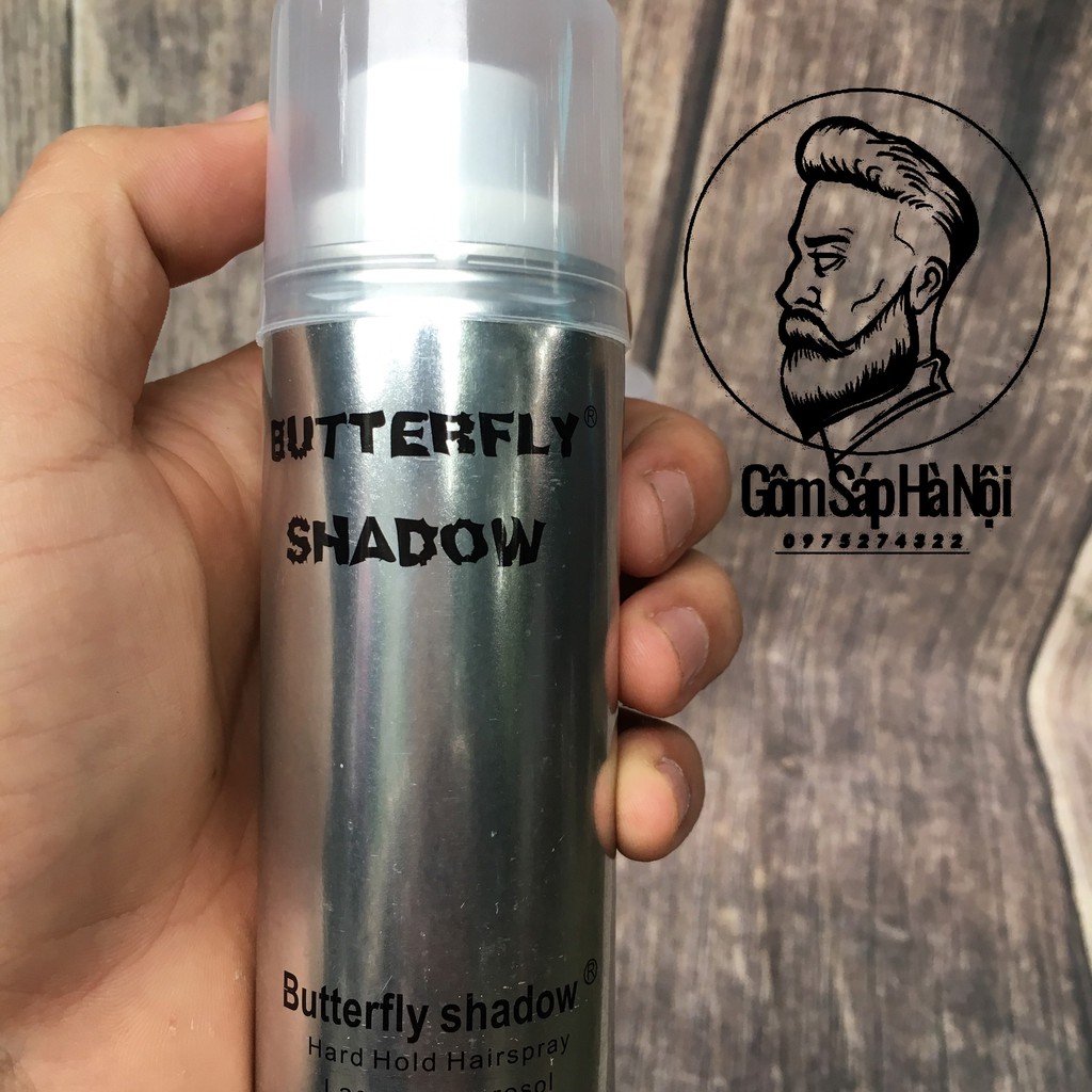 Gôm Xịt Tóc Buterfly Shadow Mini 150ml Hàng Chuẩn Salon