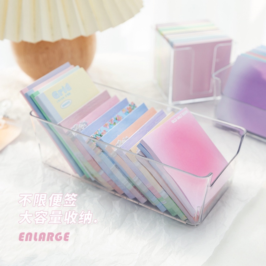 Khay Đựng Giấy Nhớ, Bút, Băng Dính Để Bàn Học, Décor Siêu Xinh P003