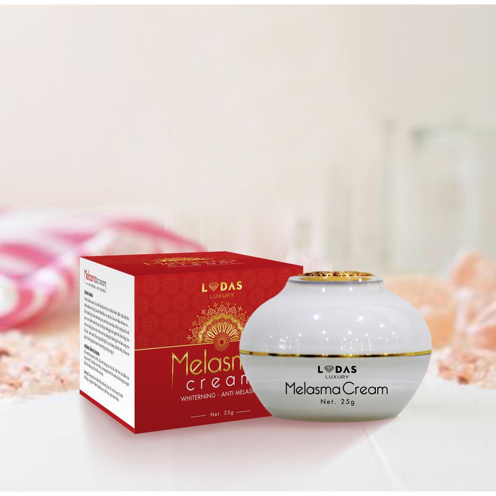 Cao Nám Lodas Melasme Cream - loại bỏ vết sạm nám giúp da bạn trở nên trắng hồng rạng rỡ