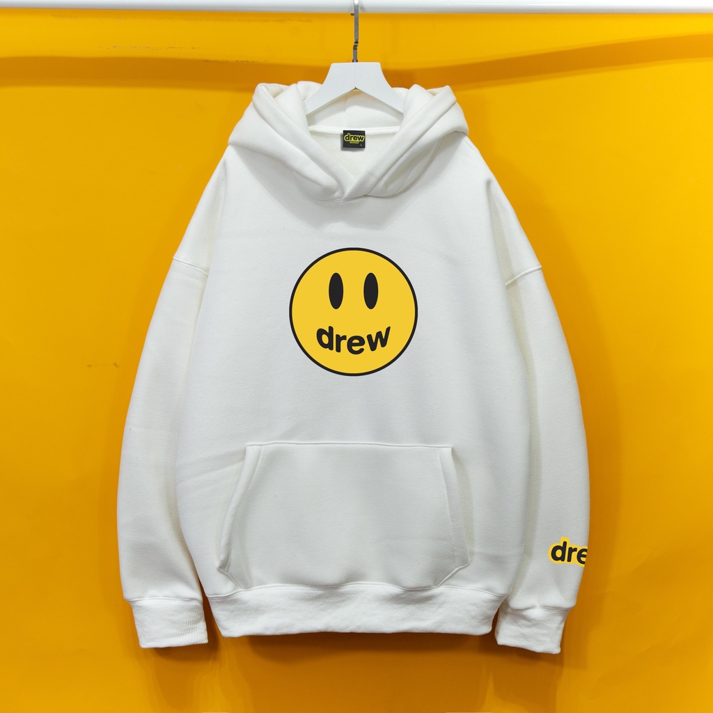 Áo hoodie Drew Tunoma áo nỉ bông phong cách thể thao unisex form rộng HD02