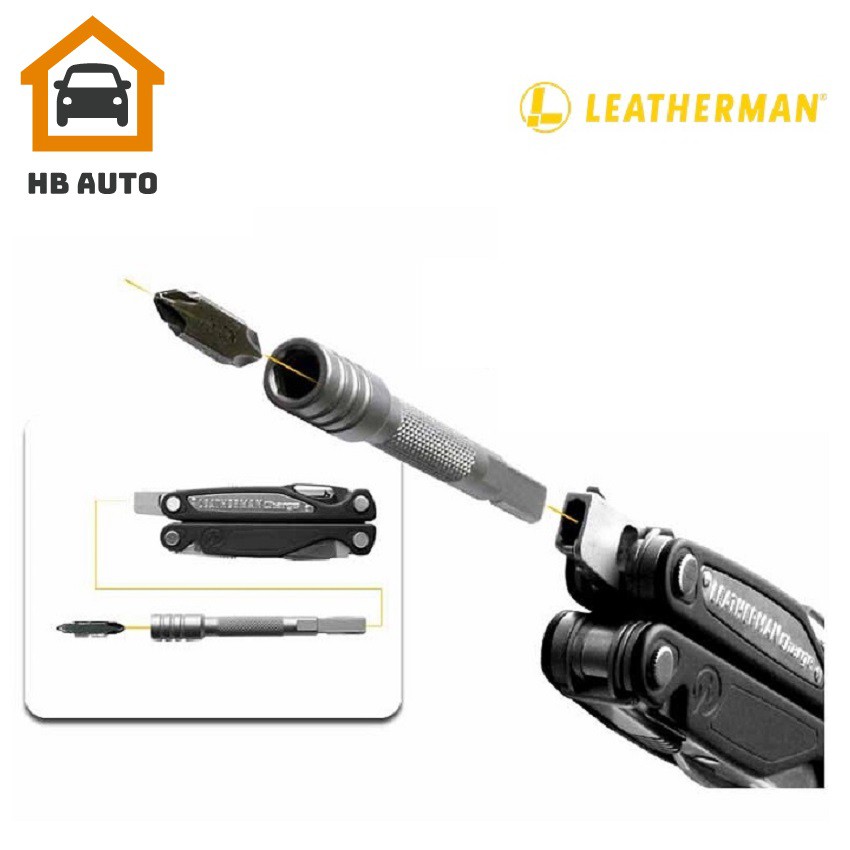 Phụ Kiện Đa Năng LEATHERMAN Bit Driver Extender Hàng Chính Hãng Mở rộng chức năng dụng cụ đa năng với Bit Driver Extensi