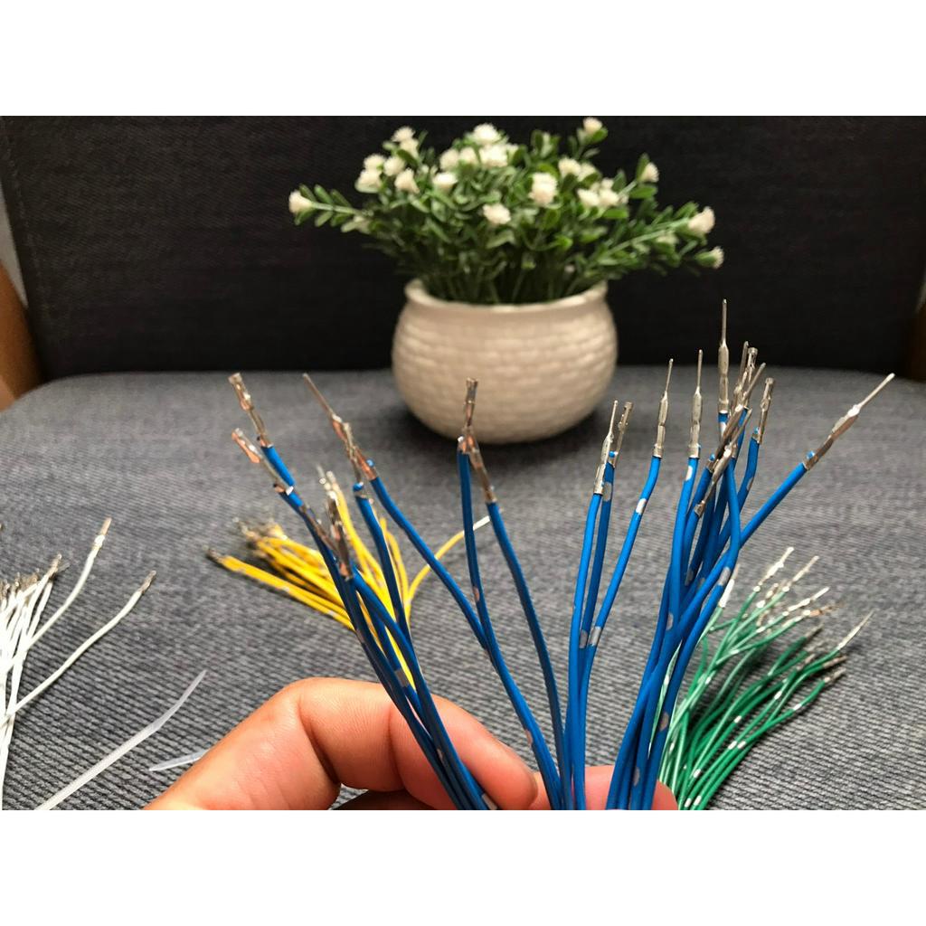 Đầu cos của giắc ECU , smarkey.... bấm sẵn dây dài 20 cm bằng kềm bấm cos chuẩn