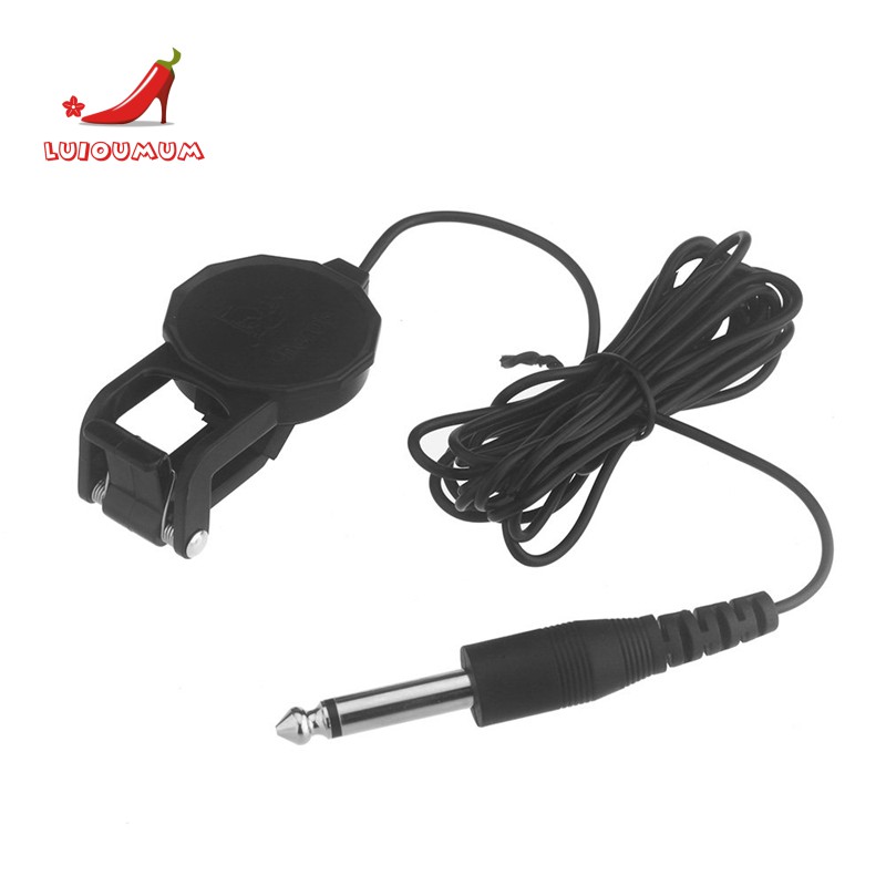 👓Cherub WCP-60G Clip-on Pickup Pick-up for guitar with 1/4"Jack 2.5M Cable Compact Professional