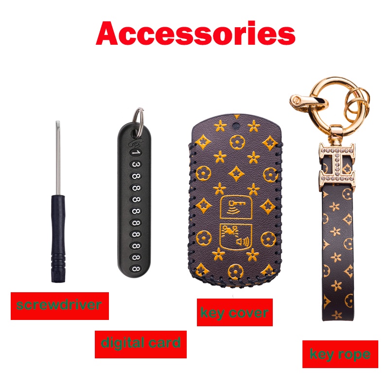 HONDA SH, VISION ,LEAD ,SH MODE ,WINNER X ,Air Blade Chìa đời 2021 Mẫu Mới Bao Da Chìa Khoá Handmade loại 2 nút bấm