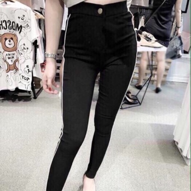 Quần jean skiny lưng cao- chạy viền- CỰC ĐẸP- ảnh THẬT | BigBuy360 - bigbuy360.vn