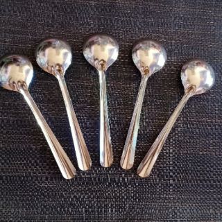 Muỗng inox soup tròn cao cấp