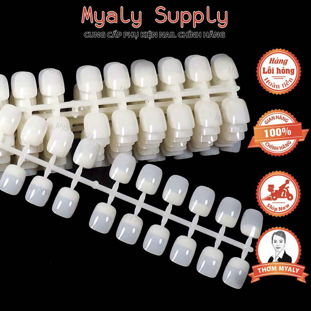 Móng Mẫu Vuông Móng Bẻ Vuông Tập Vẽ Form Hàn Quốc 1329 1330