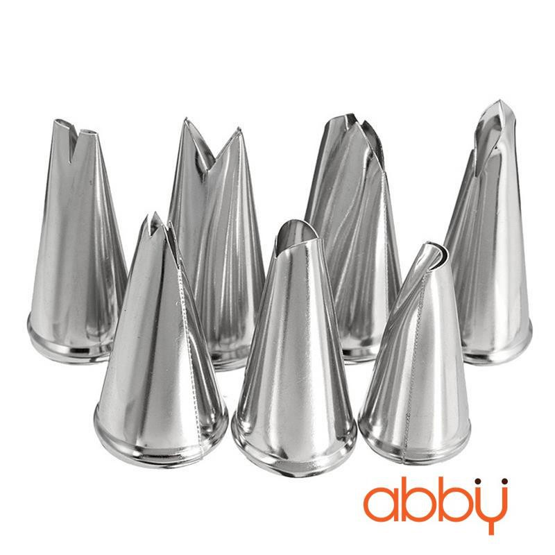 Bộ 7 đui bắt kem hình lá