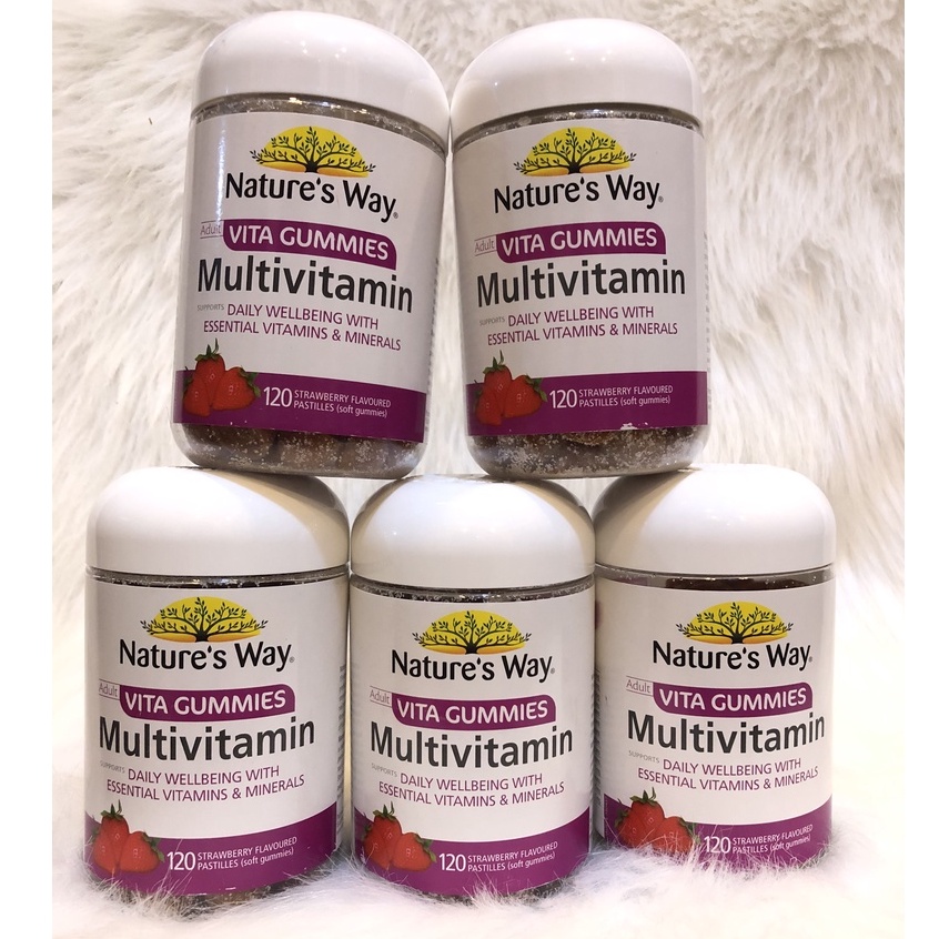 KẸO DẺO VITAMIN TỔNG HỢP GUMMIES ADULT MULTIVITAMIN 120 VIÊN - HÀNG ÚC