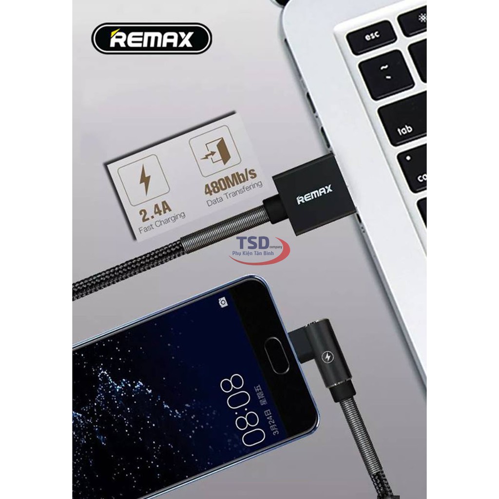 Cáp Sạc Nhanh Remax RC-152 Chính Hãng ( I.P – Micro USB – Type C )