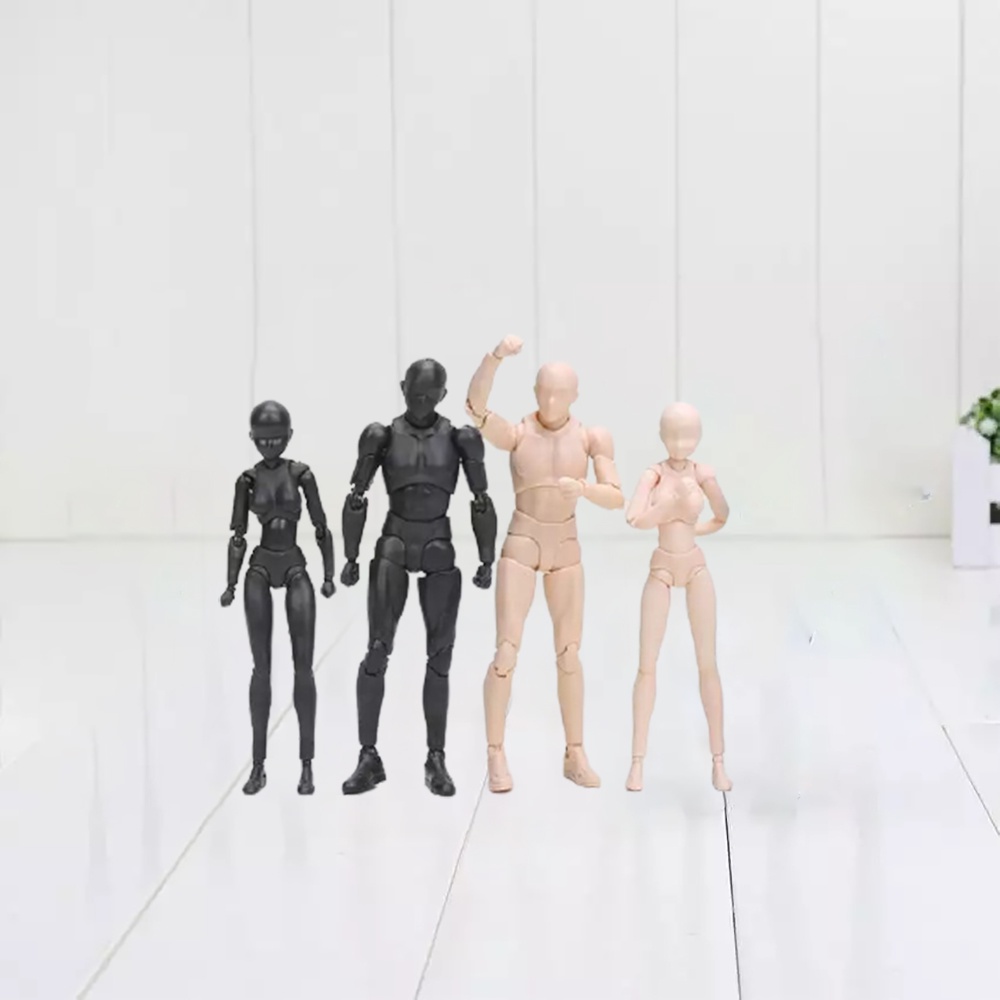 Moveable Drawing Figures For Artists Action Figure Model Human Mannequin Kit Skin