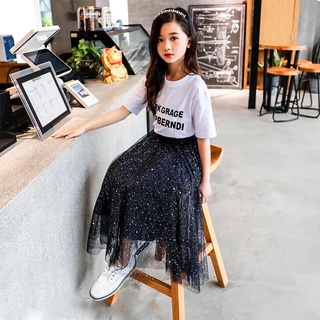 Chân váy dài tiểu thư cho bé size đại