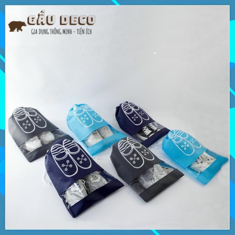 Túi Đựng Giày Hoạ Tiết Chống Bẩn Đi Du Lịch Tiện Lợi P047