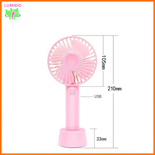 QUẠT MINI TÍCH ĐIỆN CẦM TAY N9 CÓ ĐẾ LUMIDO | BigBuy360 - bigbuy360.vn