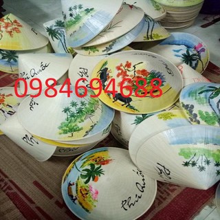 Nón lá vẽ phú quốc