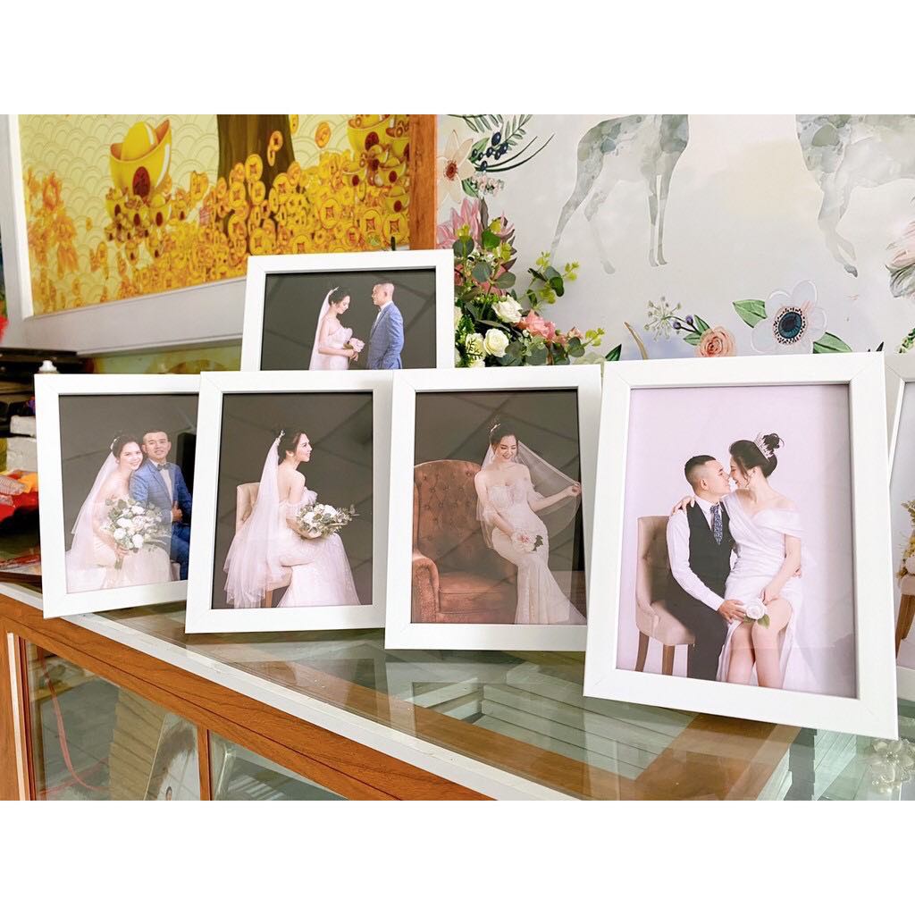 Combo 5 khung ảnh để bàn ảnh để bàn cỡ 15x21 kèm chân/KHÔNG kèm ảnh/Bảo hành gãy vỡ 1 đổi 1