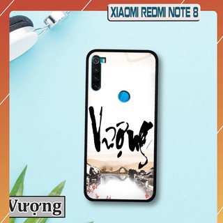 Ốp lưng Xiaomi Redmi Note 8-in chữ thư pháp