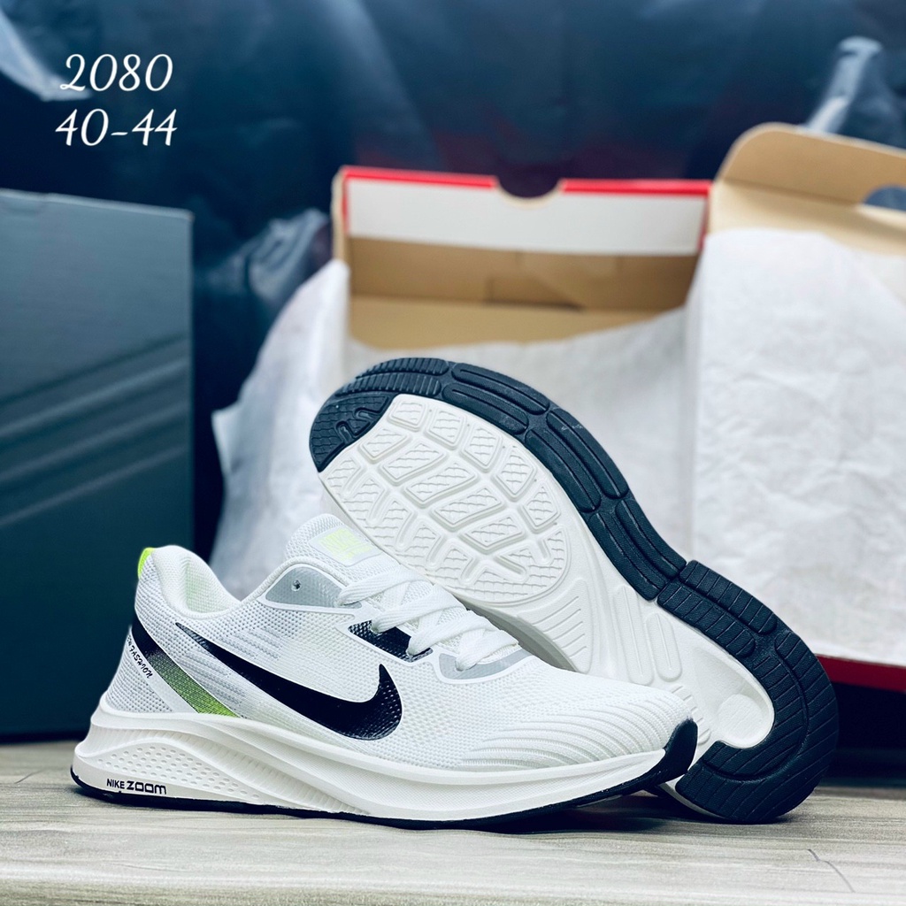 Giày Thể Thao nam 2080 Sneaker màu trắng mẫu mới nhẹ, chạy bộ, tập gym cực êm chân, đi làm, đi chơi, đi học cực đẹp